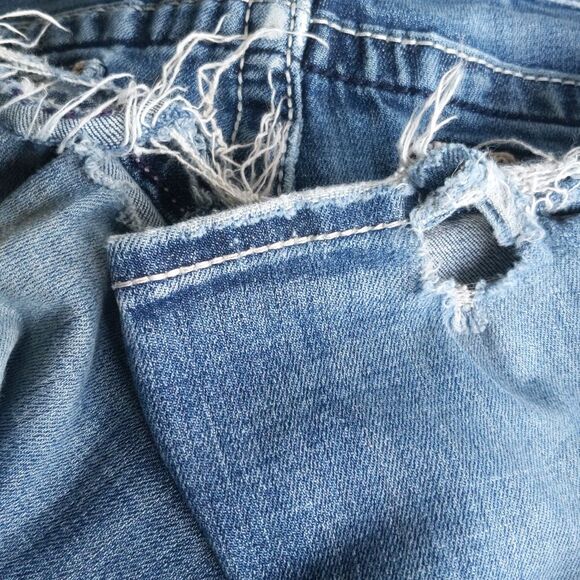 Vigoss The New York Slim Boot Bootcut jeans, white stitching, mid rise 5/6 - Picture 12 of 12